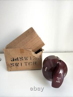 Vintage General Electric GE Switch 30A 250V 50A 125VAC Knob 2231598 Heating Dial