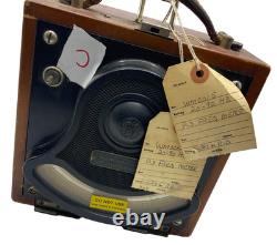 Vintage General Electric GE Type WM Portable Frequency Meter Model WM 00015