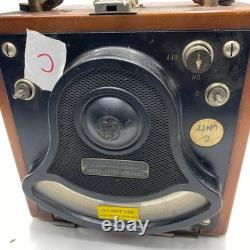 Vintage General Electric GE Type WM Portable Frequency Meter Model WM 00015