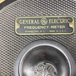 Vintage General Electric GE Type WM Portable Frequency Meter Model WM 00015