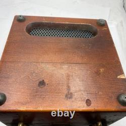 Vintage General Electric GE Type WM Portable Frequency Meter Model WM 00015