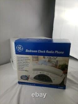 Vintage General Electric Ge Bedroom Clock Radio Phone 2-9291 New Rare