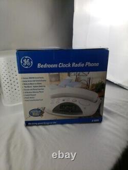 Vintage General Electric Ge Bedroom Clock Radio Phone 2-9291 New Rare