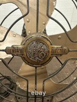 Vintage General Electric / Ge Fan Brass Blades Works