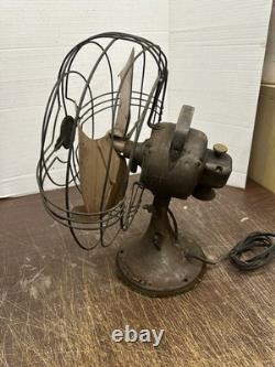 Vintage General Electric / Ge Fan Brass Blades Works