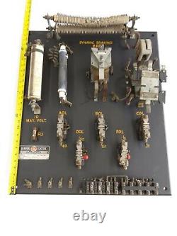 Vintage General Electric Ge Industrial Steampunk Electrical Circuit Board