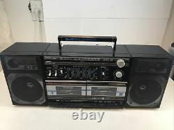 Vintage General Electric Ghetto Boombox High Speed Dubbing Tested & Works