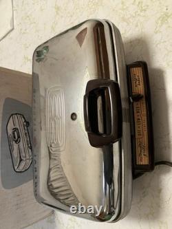 Vintage General Electric Grill Waffle Baker Maker G44T REVERSIBLE PLATES withBox