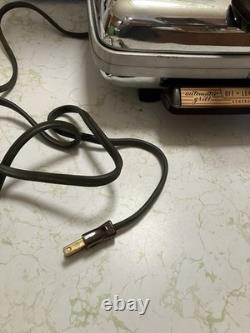 Vintage General Electric Grill Waffle Baker Maker G44T REVERSIBLE PLATES withBox