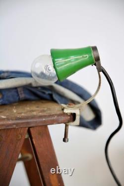Vintage General Electric Industrial Light Drafting Desk Lamp Workbench Task Shop