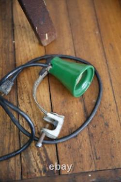 Vintage General Electric Industrial Light Drafting Desk Lamp Workbench Task Shop