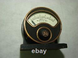 Vintage General Electric Industrial Panel Mount DC Amp Meter