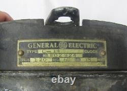 Vintage General Electric Industrial Wall clock Model C-14 Bakelite case
