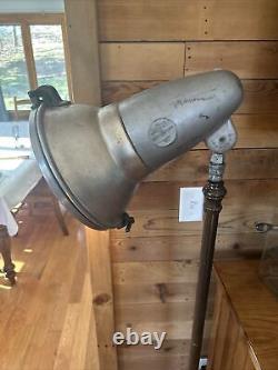 Vintage General Electric Industrial steampunk floor lamp WOW