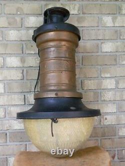 Vintage General Electric Luminous Arc Lamp / Street Light, Copper & Cast-Iron