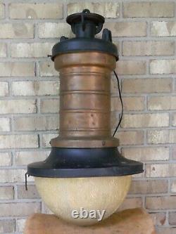 Vintage General Electric Luminous Arc Lamp / Street Light, Copper & Cast-Iron