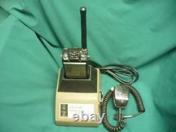 Vintage General Electric MASTR PE Portable With Rare Charger and Microphone