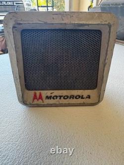 Vintage General Electric Metal Communication Speaker Model 4E2381