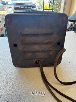 Vintage General Electric Metal Communication Speaker Model 4E2381