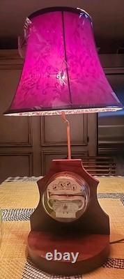 Vintage General Electric Meter Lamp Man Cave, Meter works, New Socket, Shade