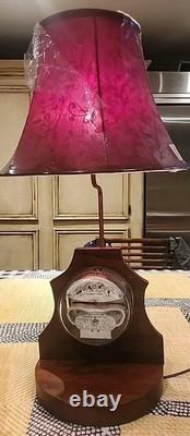 Vintage General Electric Meter Lamp Man Cave, Meter works, New Socket, Shade