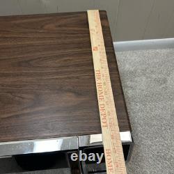 Vintage General Electric Microwave Woodgrain J ET106 0A2 1980s Tested Working