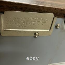 Vintage General Electric Microwave Woodgrain J ET106 0A2 1980s Tested Working