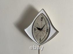 Vintage General Electric Mid-Century Modern Wall Clock Made in USA