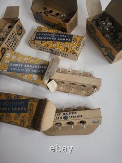 Vintage General Electric Miniature Radio Lamps Lot Mixed