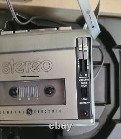 Vintage General Electric Model 3-5270 Stereo Headset Cassette Player