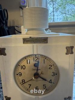 Vintage General Electric Monitor Top Refrigerator Advertising Clock, Works