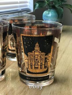 Vintage General Electric Nela Park 50th Anniv 1913-1963 Highball Glasses, Set 3