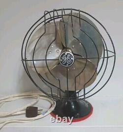 Vintage General Electric Oscillating Fan 155x165B