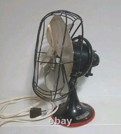 Vintage General Electric Oscillating Fan 155x165B