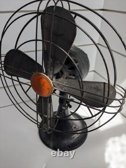 Vintage General Electric Oscillating Fan 1930s Antique Untested Needs Rewire