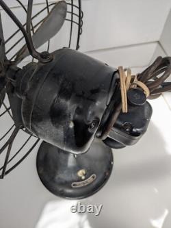 Vintage General Electric Oscillating Fan 1930s Antique Untested Needs Rewire