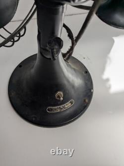 Vintage General Electric Oscillating Fan 1930s Antique Untested Needs Rewire
