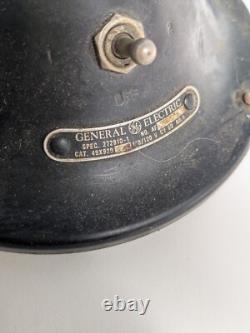 Vintage General Electric Oscillating Fan 1930s Antique Untested Needs Rewire