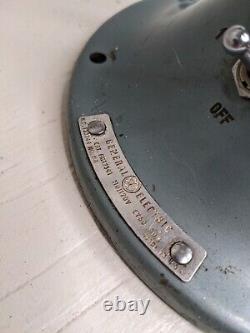 Vintage General Electric Oscillating Fan 2 Speed Working FM12S41 SEE VIDEO