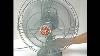 Vintage General Electric Oscillating Fan Vortalex 12 3 Speeds Model Fm12v41