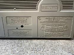 Vintage General Electric Performance Speaker System Boombox Model No 3-6035B