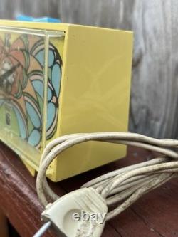 Vintage General Electric Peter Max Mod Butterfly Electric Working Alarm Clock