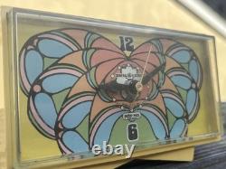 Vintage General Electric Peter Max Mod Butterfly Electric Working Alarm Clock