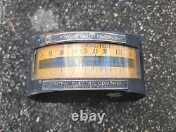Vintage General Electric Power Factor Meter #4777-E