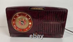 Vintage General Electric Radio Alarm Clock 1950s Model 542