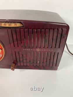 Vintage General Electric Radio Alarm Clock 1950s Model 542