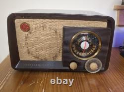 Vintage General Electric Radio From 1948 Model 210-212. Tested Works Look At Pic
