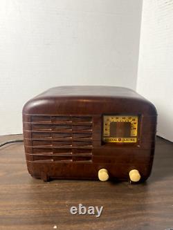 Vintage General Electric Radio H-600U WORKS