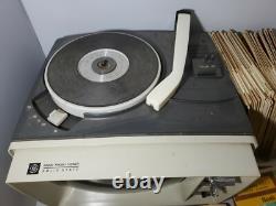 Vintage General Electric Radio Phono Viewer 34 Bible Records NOT WORKING