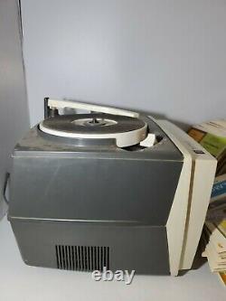 Vintage General Electric Radio Phono Viewer Solid State 34 Bible Records & Film